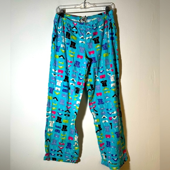 Colorful  Print Pajama Pants - Picture 1 of 3